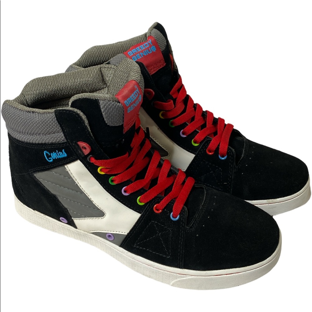 Greedy Genius high top ankle shoes